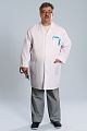Doctorbig / Халат медицинский мужской (длинный рукав, на пуговицах, Satory) арт. 5-01-02-4. Фото �5