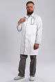 Doctorbig / Халат медицинский мужской (длинный рукав, на кнопках, Satory) арт. 5-09-02-4. Фото �2