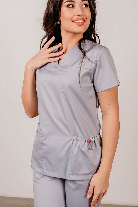 Viviform / Блузон (топ) хирургический женский (короткий рукав, ADVA) арт. 3-04-04-1. Фото �11