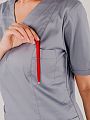 Проформа / Костюм хирургический женский (Короткий рукав, Cotton Premium) арт. 4-30.2-12-1. Фото �16