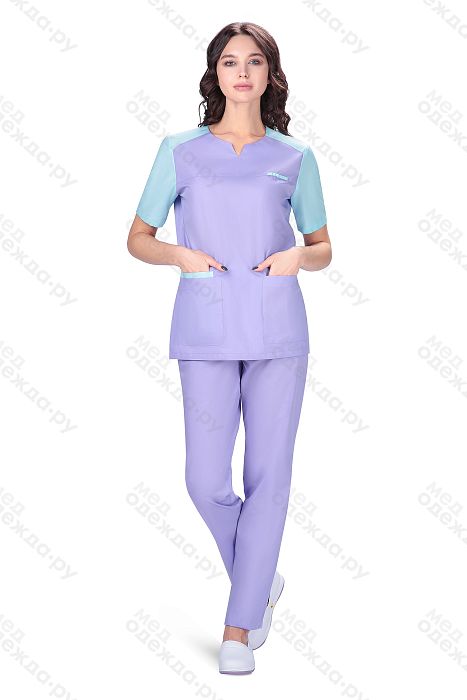 Doctorbig / Костюм хирургический женский (короткий рукав, ТС) арт. 4-60-01-1. Фото �12