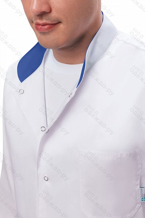 Doctor Big / Халат медицинский мужской (длинный рукав, на кнопках) арт. 502
. Фото �8