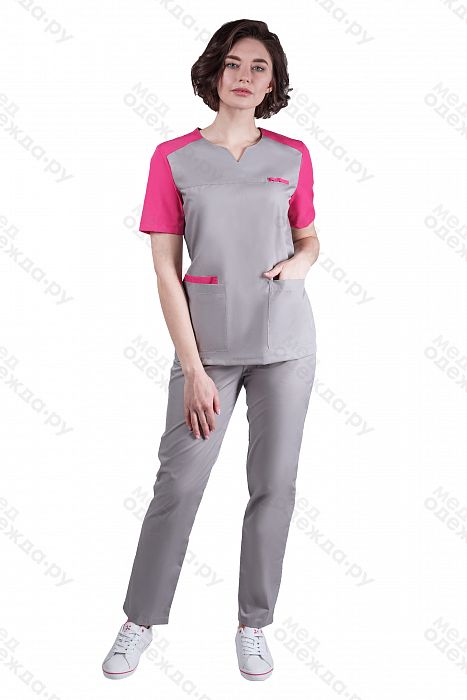 Doctorbig / Костюм хирургический женский (короткий рукав, ТС) арт. 4-60-01-1. Фото �10