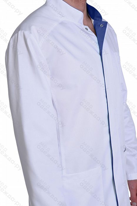 Doctor Big / Халат медицинский мужской (длинный рукав, на кнопках) арт. 550. Фото �12