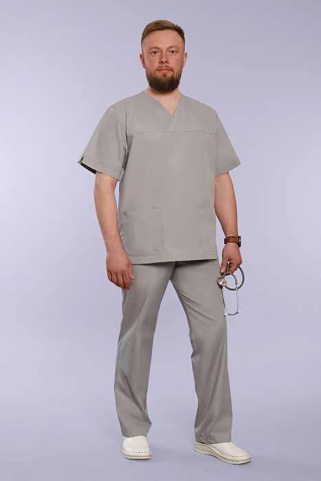 Doctorbig / Костюм хирургический мужской (короткий рукав, TC) арт. 7-05-01-1. Фото �9