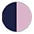 Темно-синий/Бледно-розовый